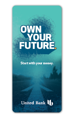 Icon of UB's Own Your Future handout.